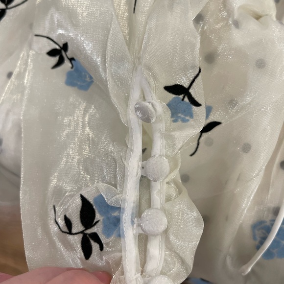 NWT For Love And Lemons Black and White Mini Dress “Snow White dress” - Picture 13 of 13